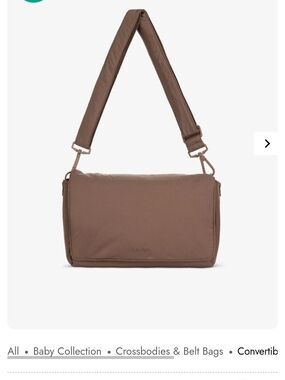 Calpak Brown Convertible Crossbody Shoulder Bag